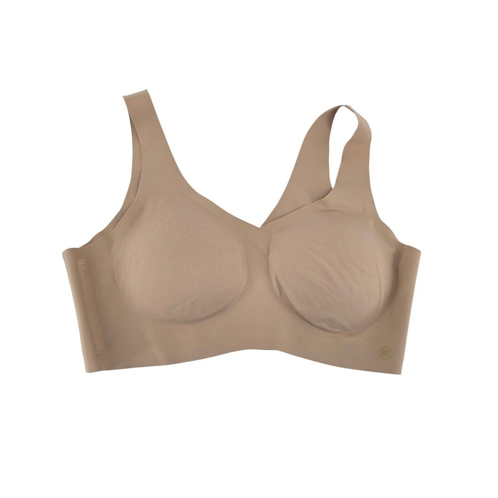 Honeylove Silhouette Bra Women Large Beige LWBR0101 Wireless Seamless Smooth